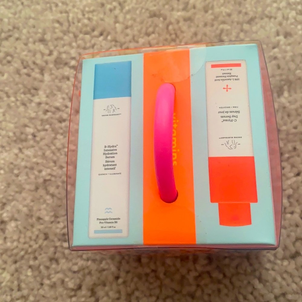 Drunk elephant c firma and B hydra serums
